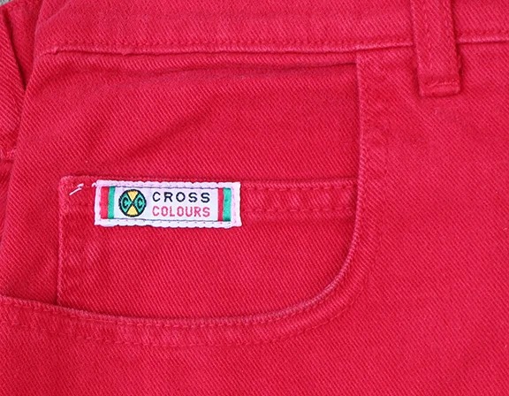 Vintage Cross Colours Red Jeans (Size 36 x 33) — RootsBK